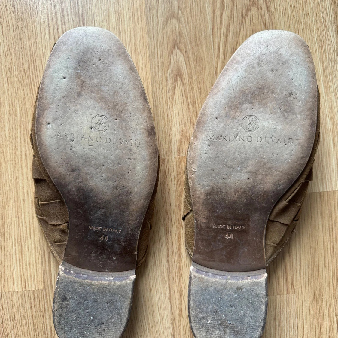 Bruna flätade loafers från Mariano Di Vaio - 2