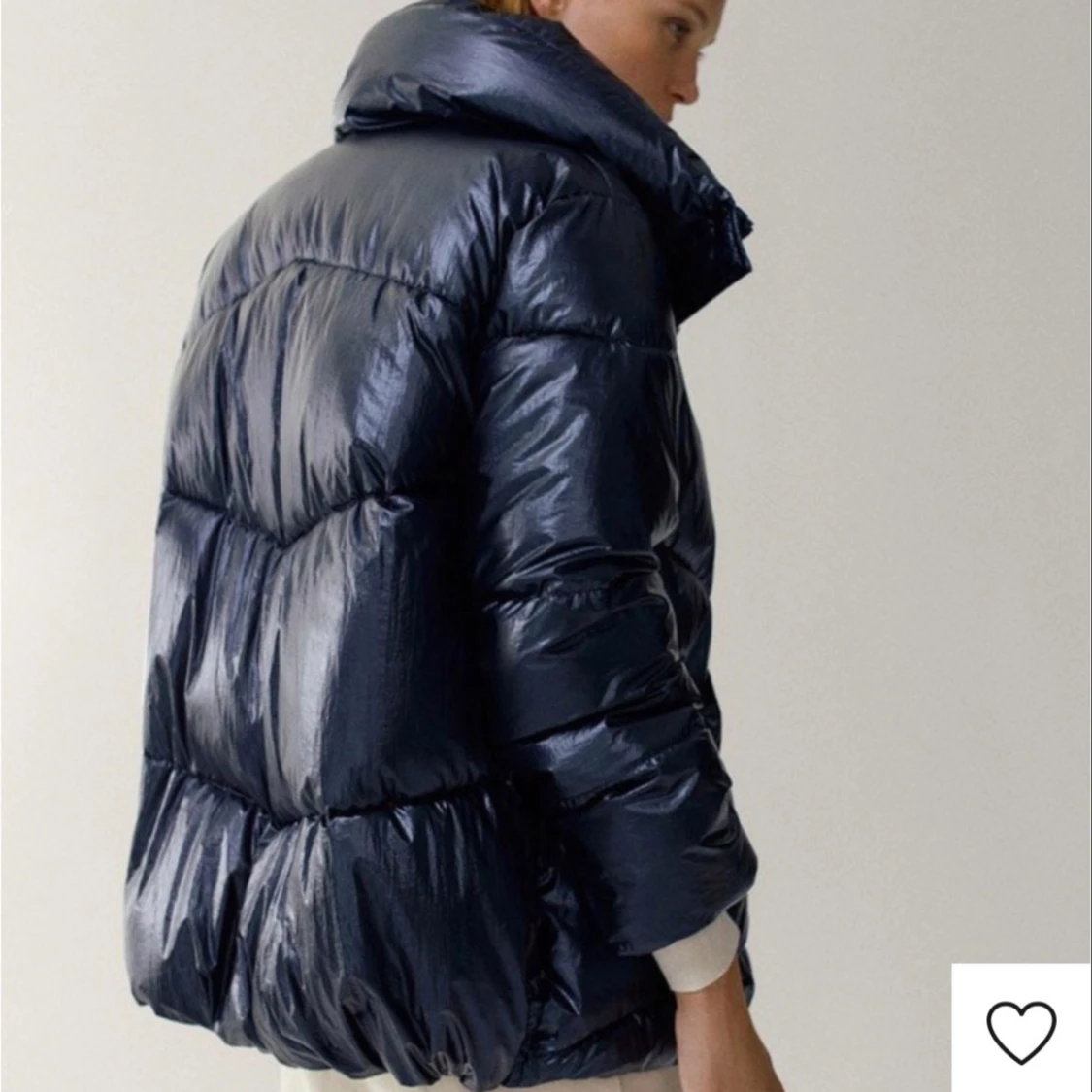 Blå vinterjacka från Massimo Dutti - 90