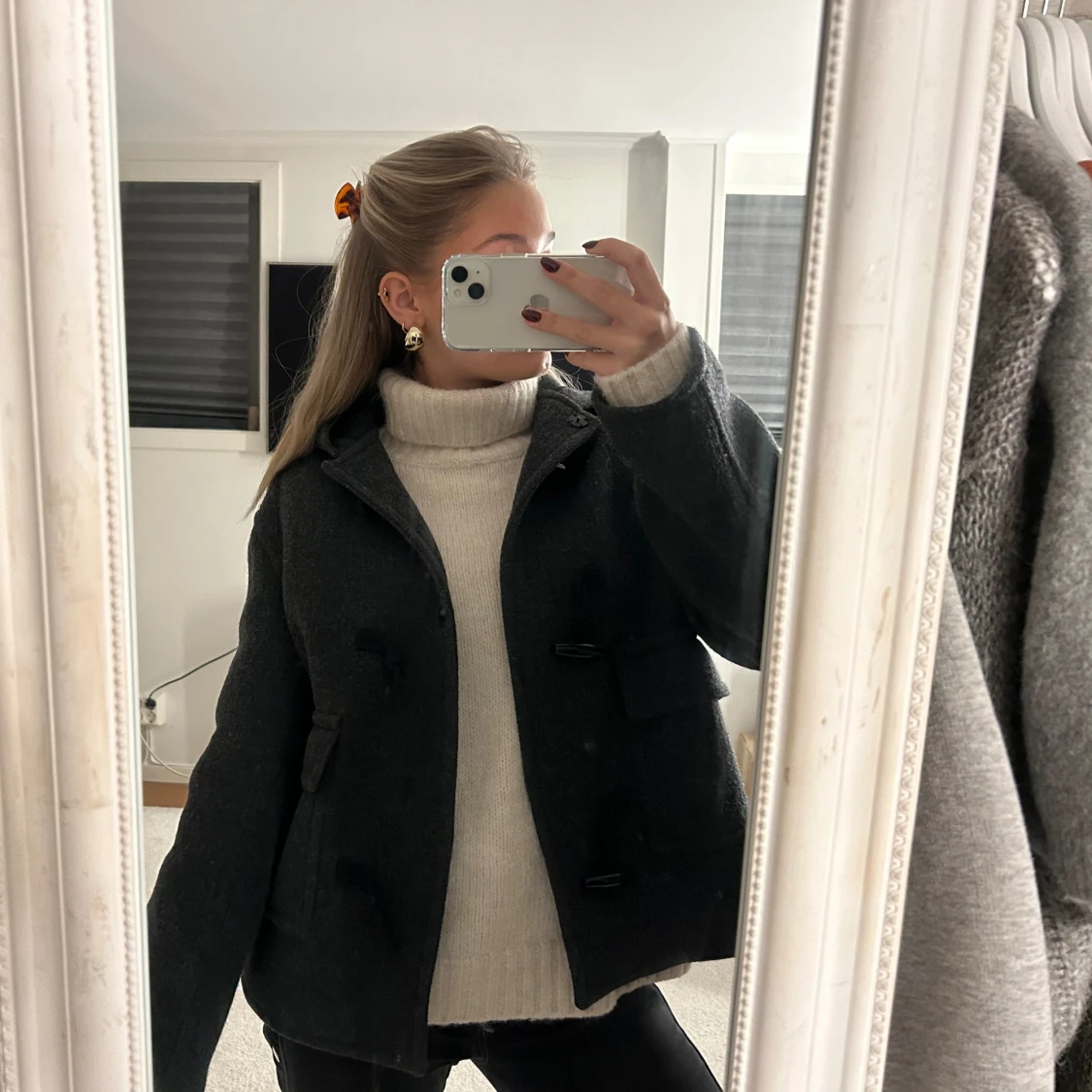 Mörkgrå kappa  - 90