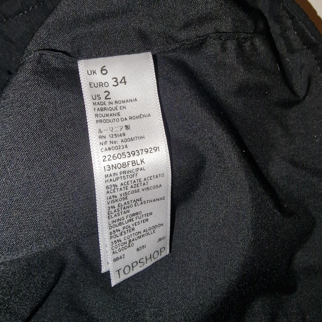 Svart topp från Topshop - 91