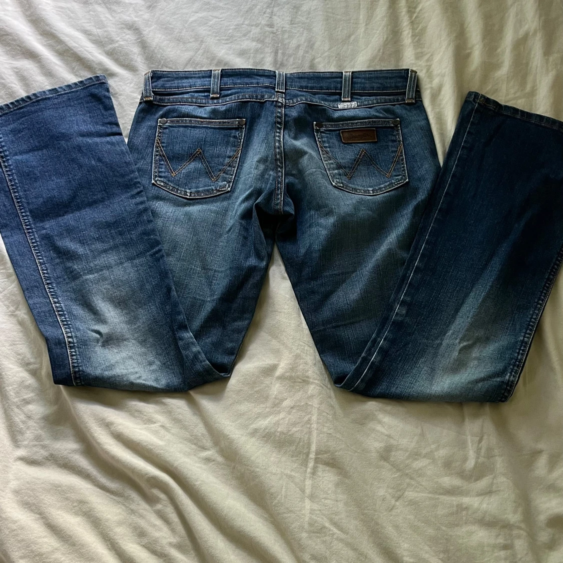 Lågmidjade bootcut jeans - 90