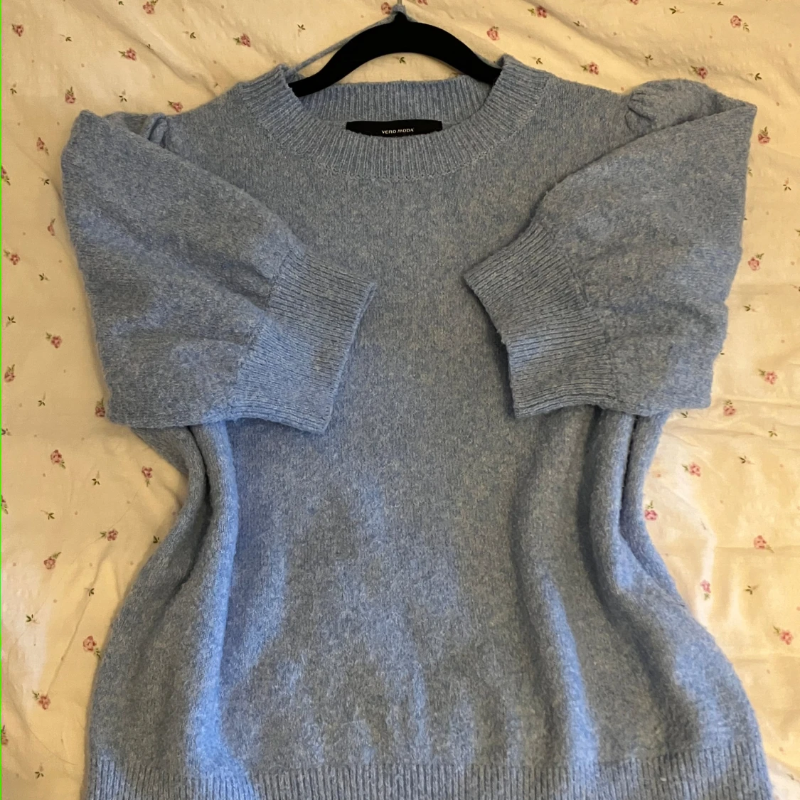 Trekvartsärmad stickad tröja - 90