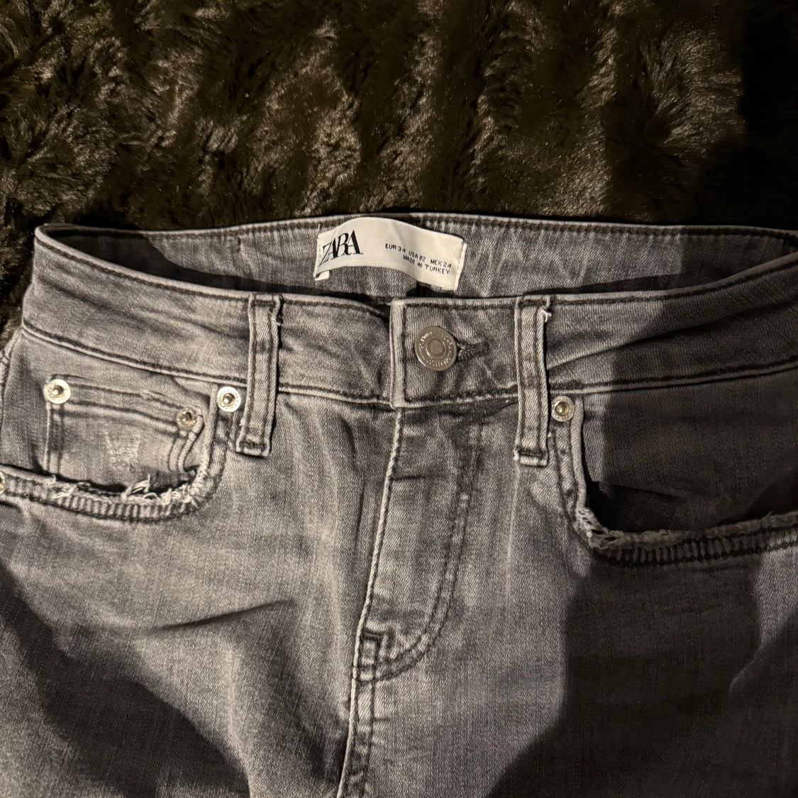 Grå skinny jeans från Zara - 2