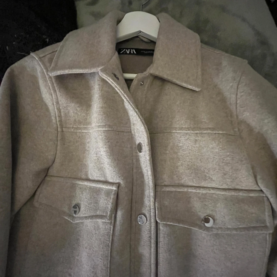 Beige jacka från Zara - 4