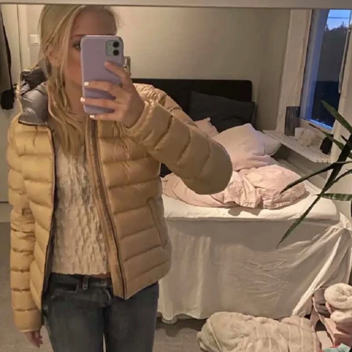 Beige colmar jacka  - 1