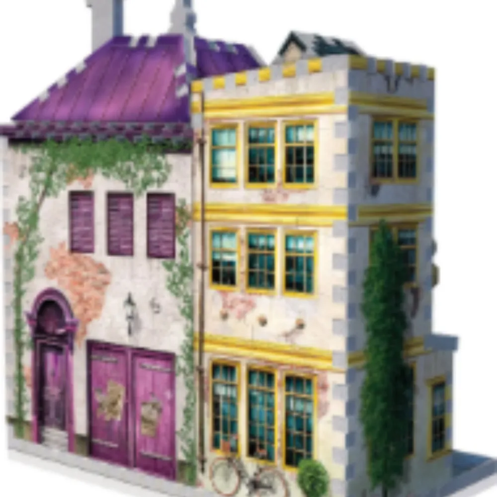 Bygg ett magiskt hörn av Diagon Alley med detta 290-bitars pussel från Wizarding World. Setet inkluderar detaljerade modeller av Madam Malkin's och Florean Fortescue's Ice Cream Parlour. Perfekt för Harry Potter-fans som älskar att bygga och samla. 🧙‍♂️✨. Böcker.