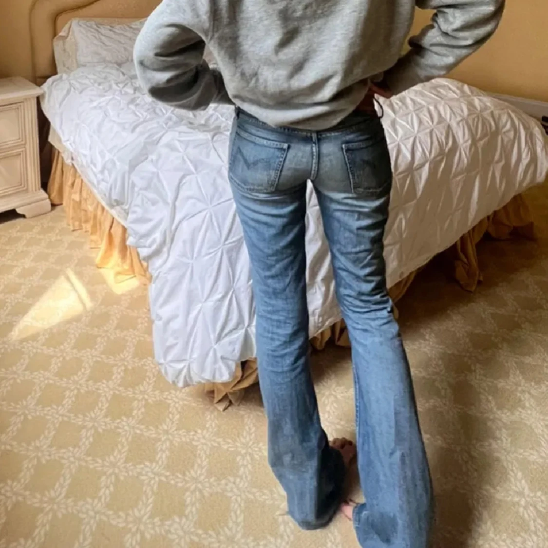 Lågmidjade jeans  - 90