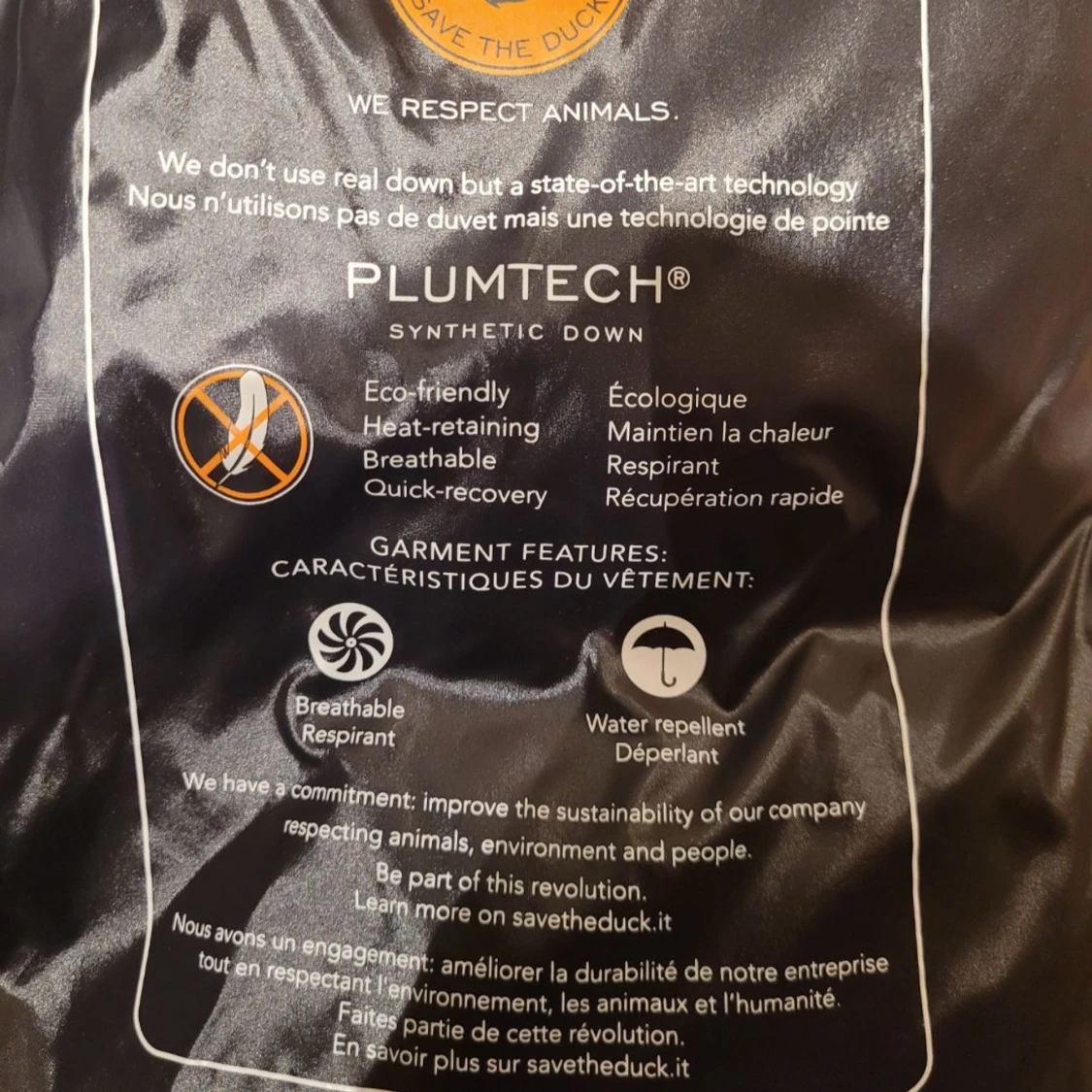 Svart pufferjacka från Save The Duck - 93