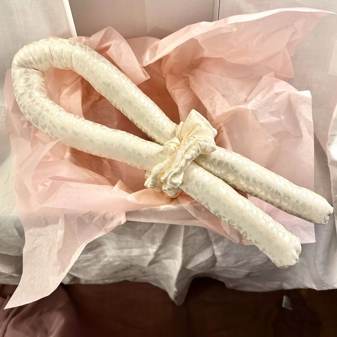 Leopard Satin Heatless