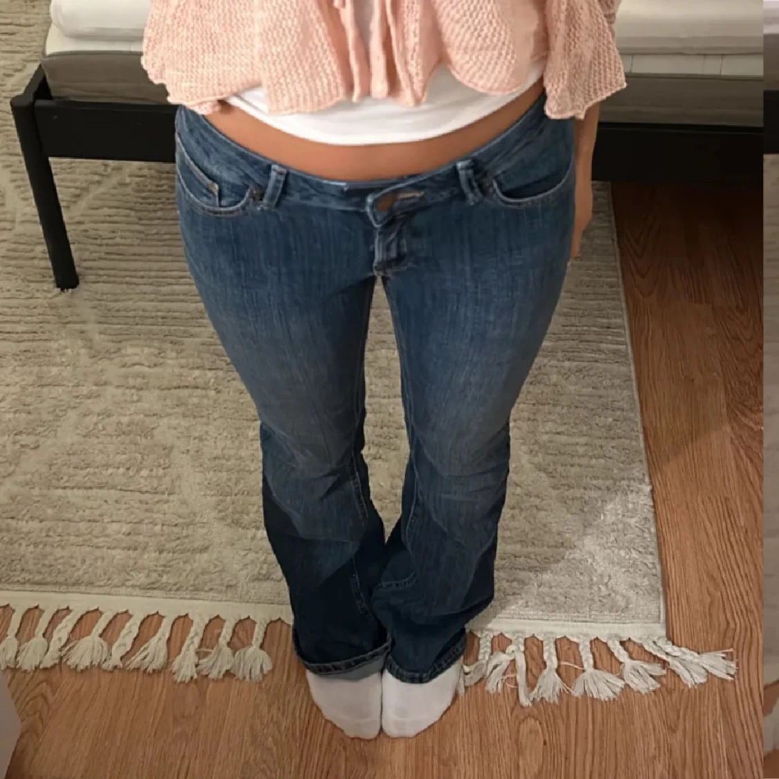 Jeans med låg midja 