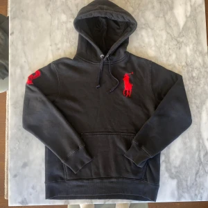 Ralph Lauren stor häst svart hoodie  - Skick: 9/10  Märke: Ralph Lauren   Storlek: M  Färg: Svart  ✅Tar även byten på allt 