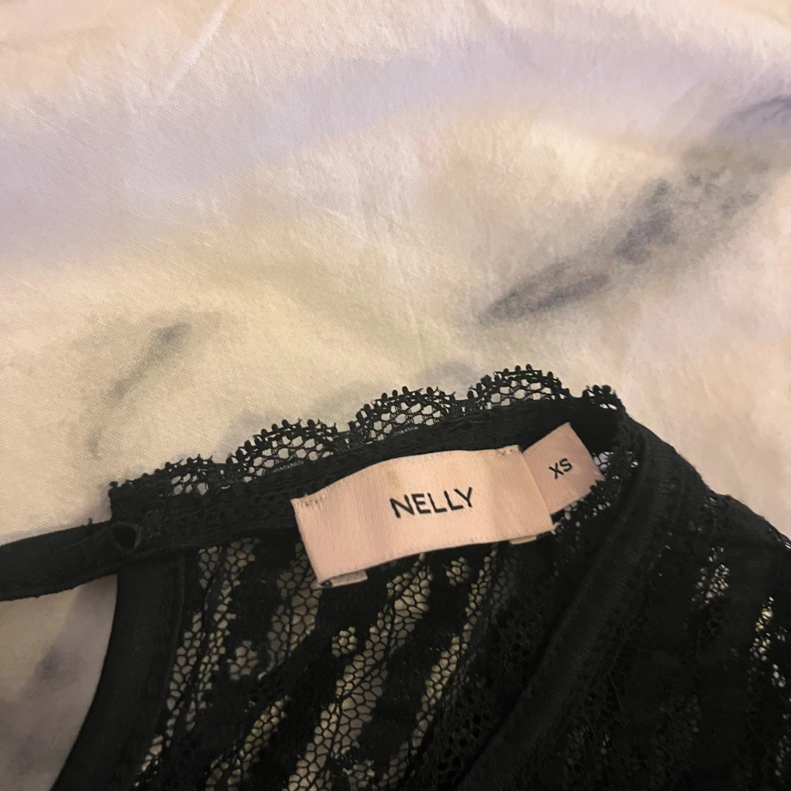 Svart spetsblus från Nelly - 3