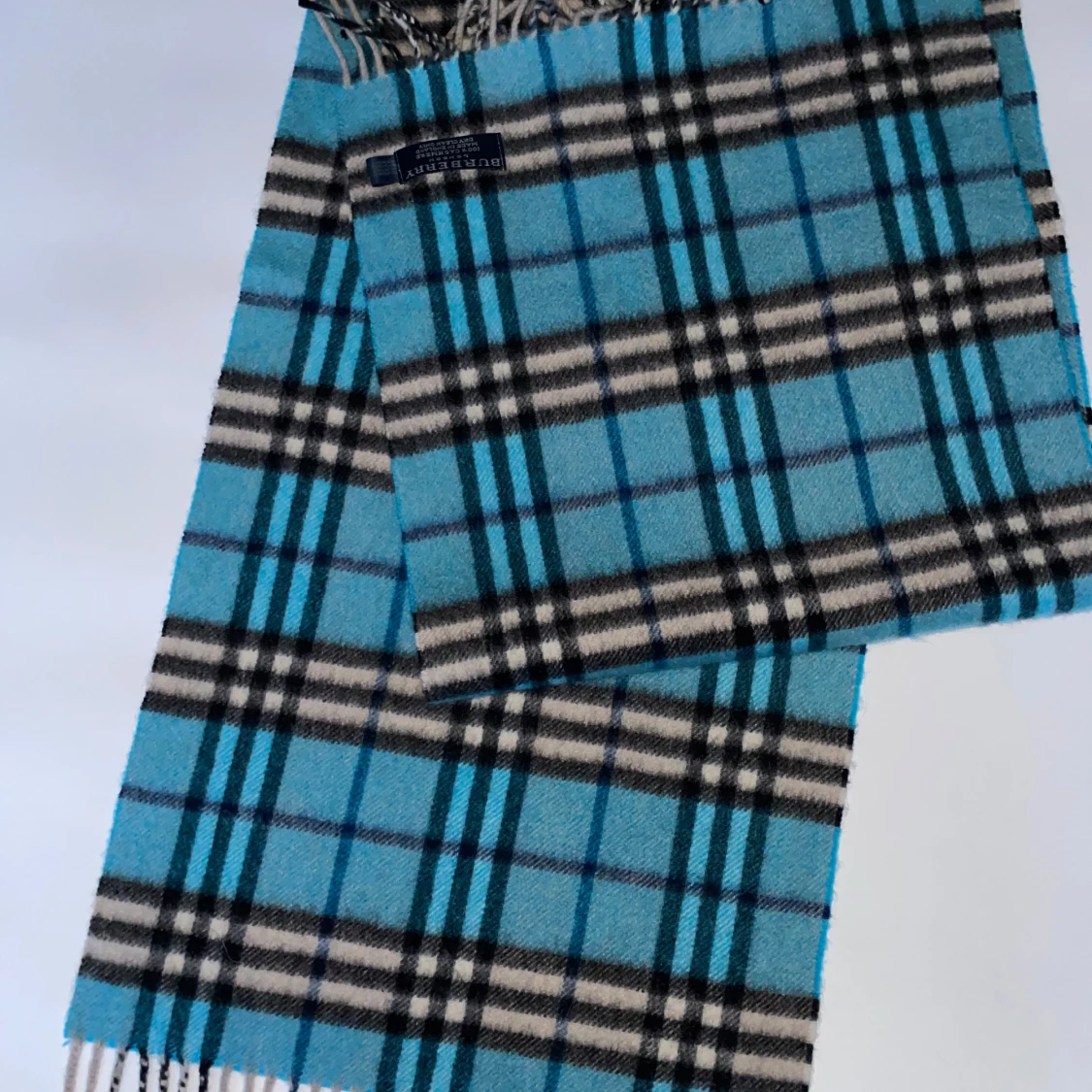 Burberry halsduk blå