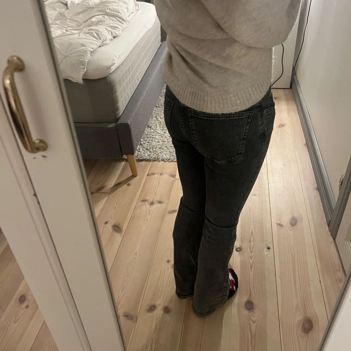Grå jeans - 1