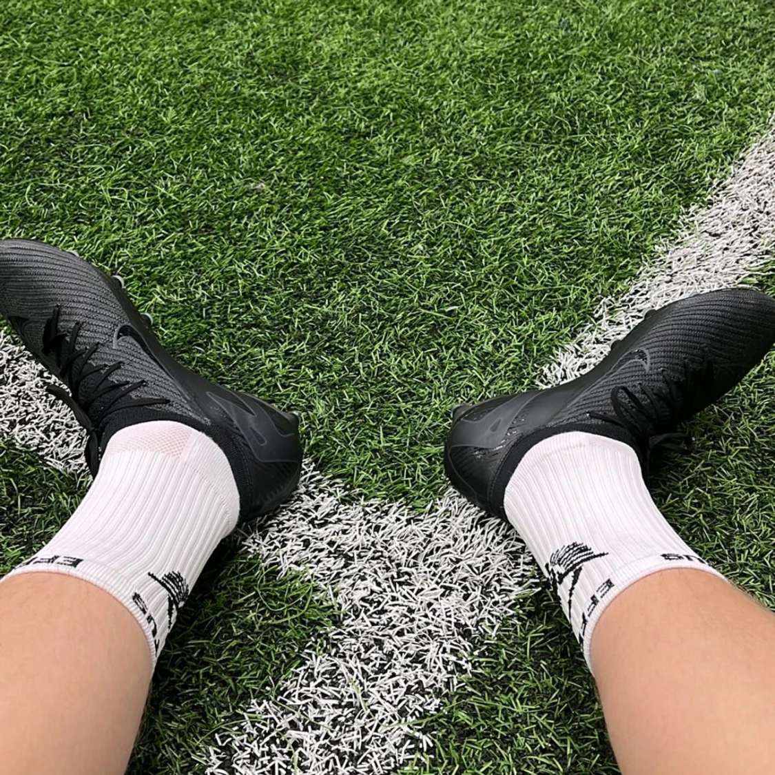 Vita strumpor med grepp från EffectusUF