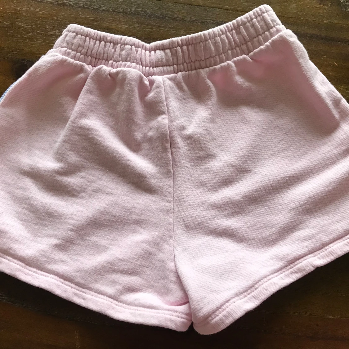 Rosa shorts med tryck - 1