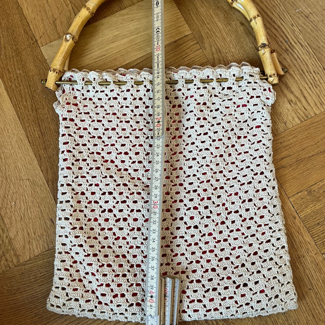 Bambuväska retro vintage strandväska 50-tal 60-tal