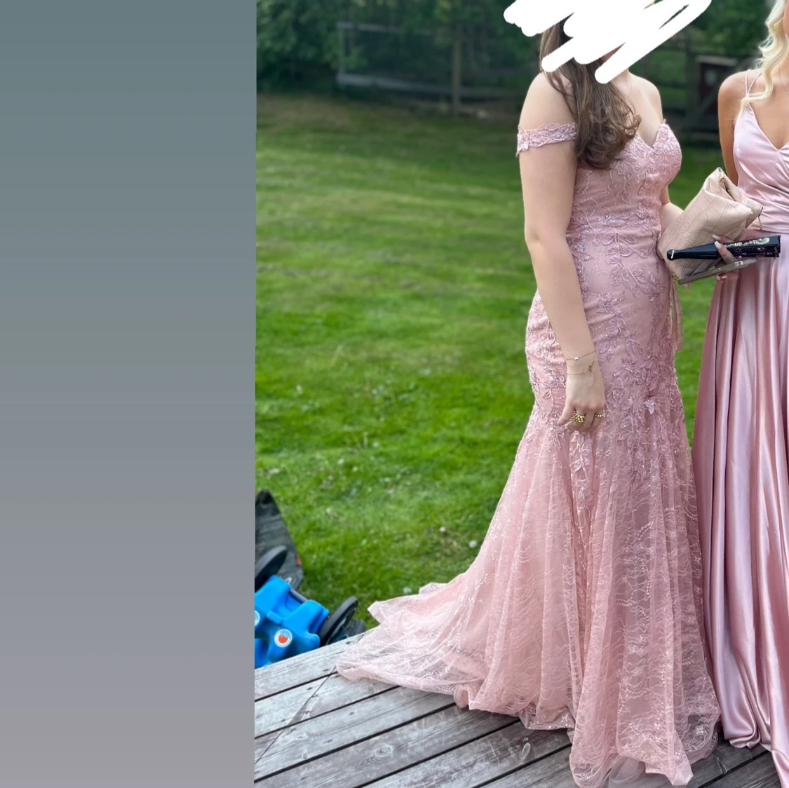 Super fin rosa balklänning  - 2