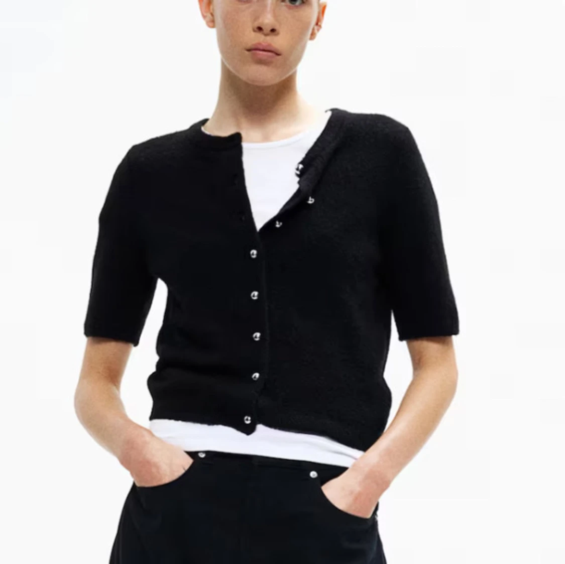 Stickad t-shirt / kofta - 91