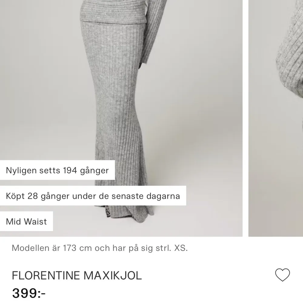 Söker denna i XS. Kjolar.