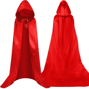 Cape med huva - Halloween cape med huva. Endast använd en gång 