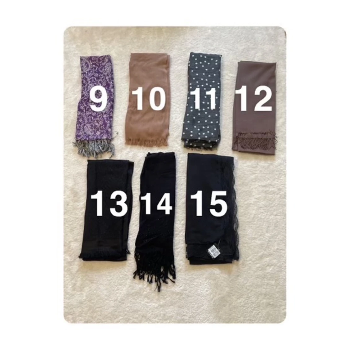 Välj en eller fler Sjalar - 90