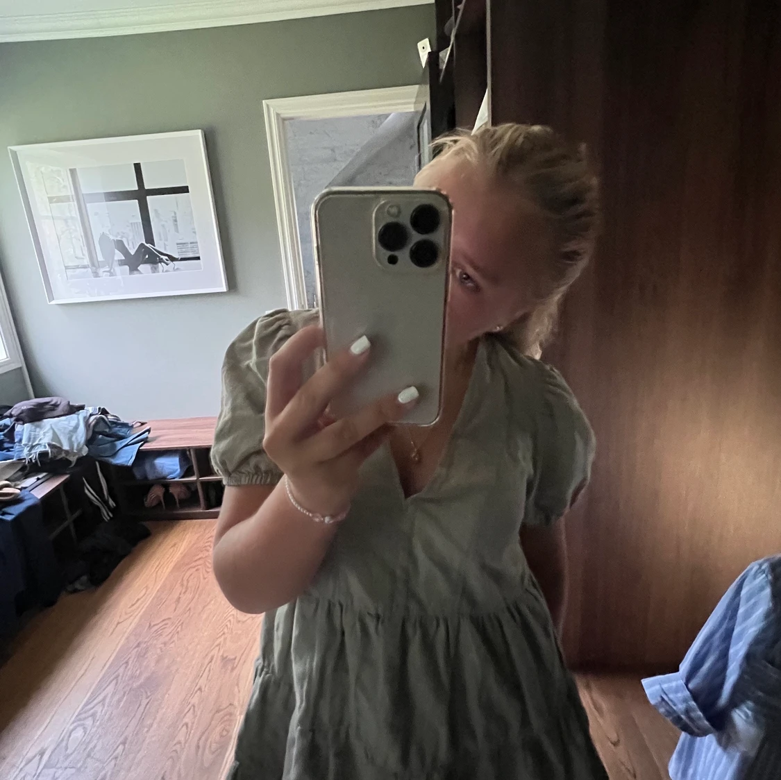 Grön klänning - 91