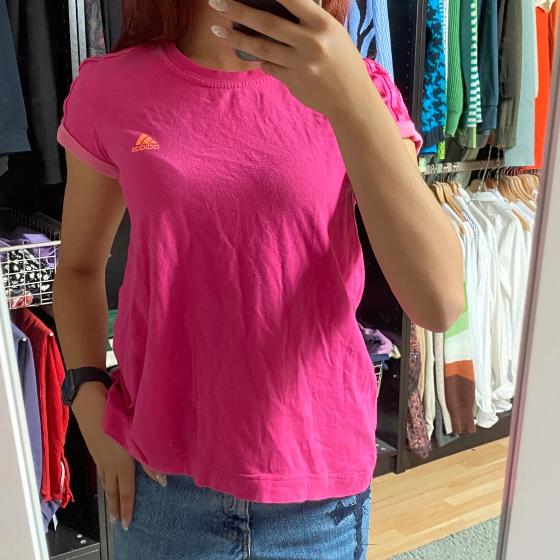 Rosa adidas tshirt - 91