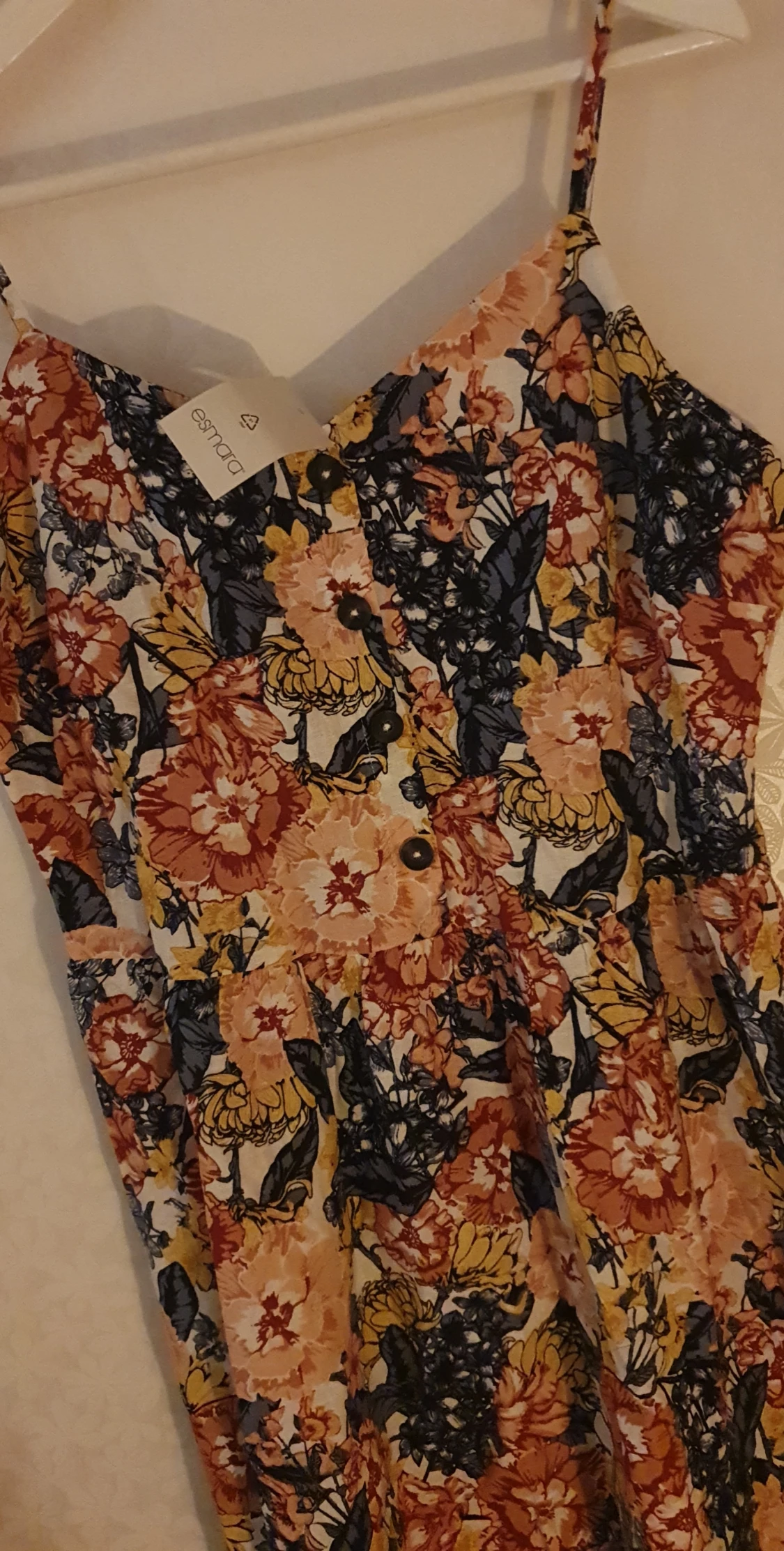 Blommig klänning  - 90