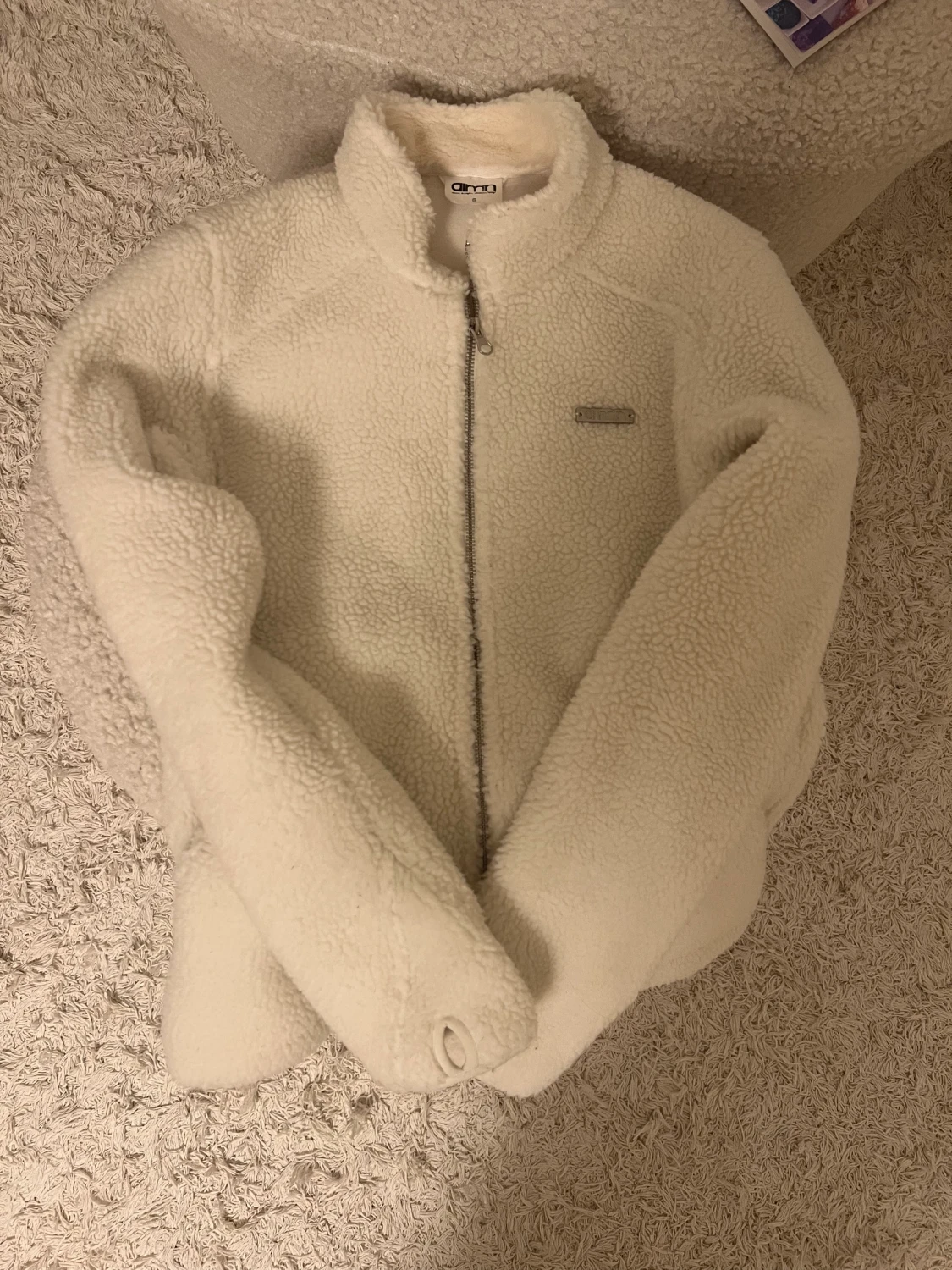 Aimn träningsjacka teddy strl S ny