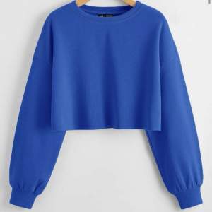 Jättefin blå sweatshirt som säljes då den ej kommer till användning.⚡️💫✨