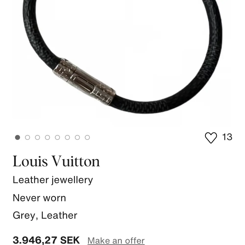 Säljer nu mitt Louis vuitton armband då jag inte fick det till användning efter köpet. Allt följer med, bra skick. Först till kvarn. . Accessoarer.