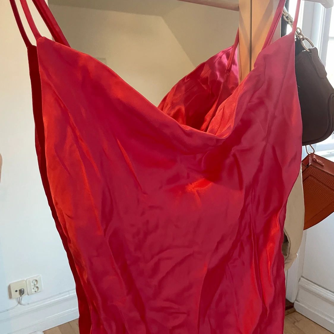 Satin klänning zara - 90