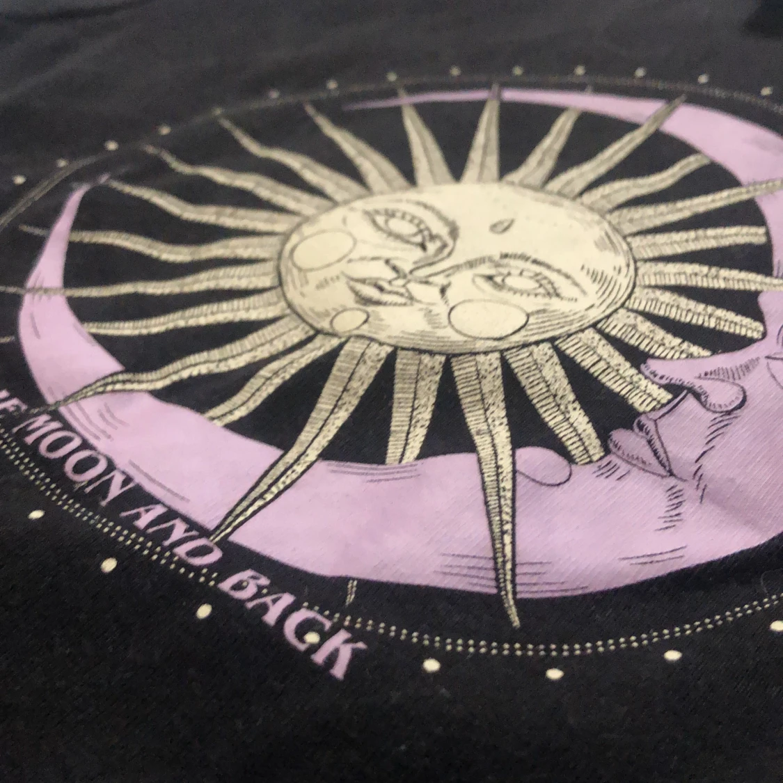 Croptop med tryck - 90