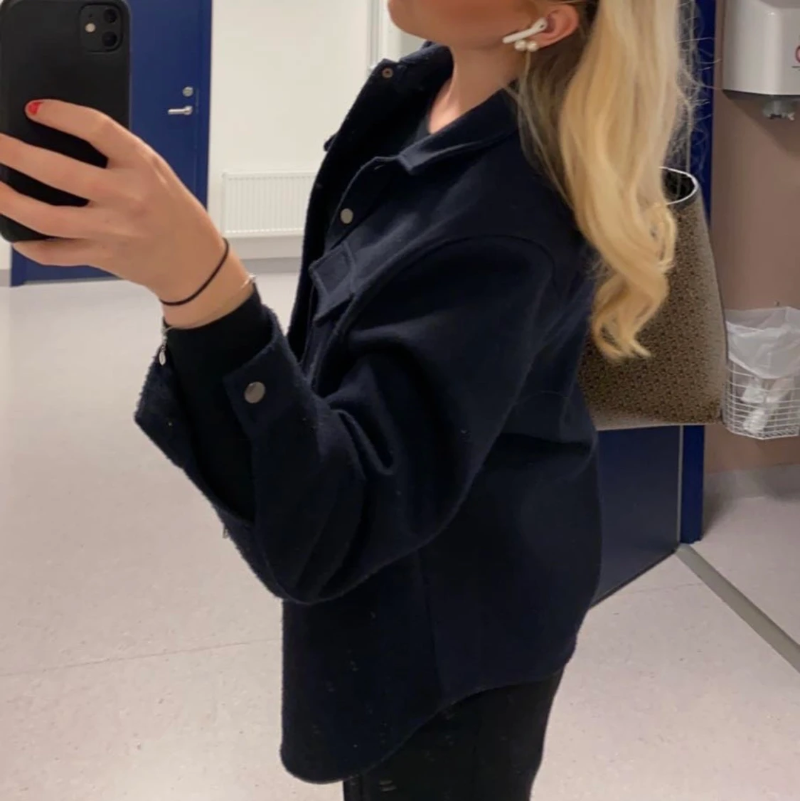 Marinblå Overshirt jacka från vila  - 91