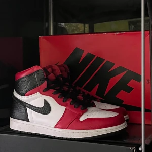 Jordan 1 high satin snake - 🐍Jordan 1 high satin snake 🐍 💙Mycket bra skick 💙👾3 olika skosnören, Box och kvitto finns 👾 ✅Svarar gärna på frågor/skickar fler bilder✅📦Fraktar eller möts upp i sollentuna 📦🌹Pris kan diskuteras vid snabb affär🌹