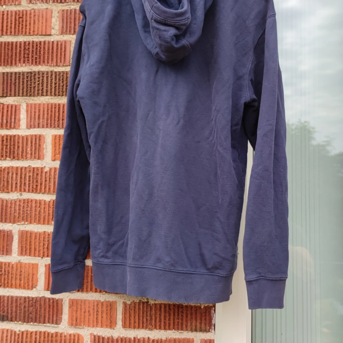 Blå vans hoodie M - 90