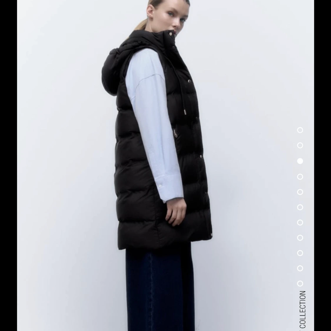 Svart lång väst - 91