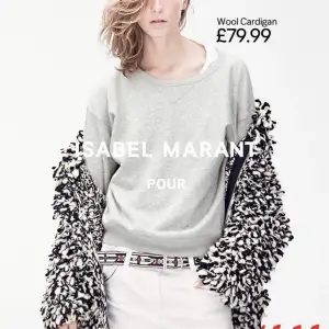 Sweatshirt i ett stickat ull material från isabel marants kollektion för H&M så fin!