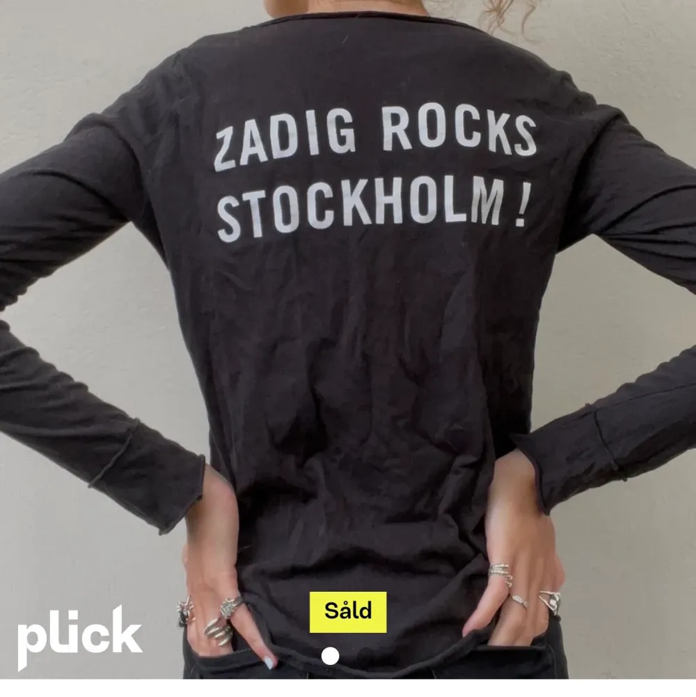 Säljer denna Zadig tröja, köpt här på plick. Lånade bilder! . Tröjor & Koftor.