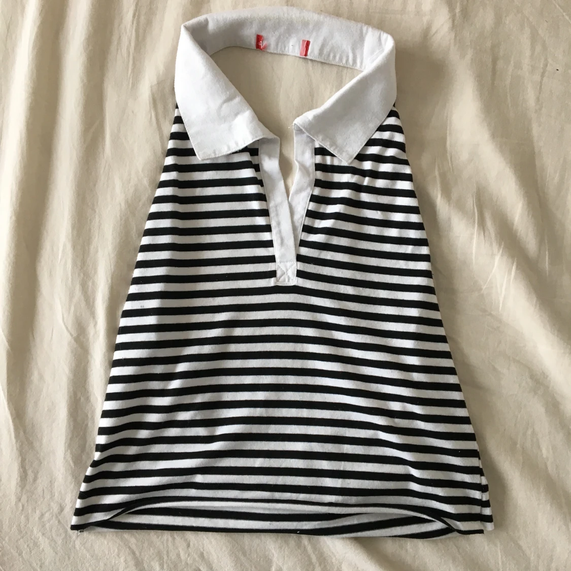 Randig halternecktopp - 91