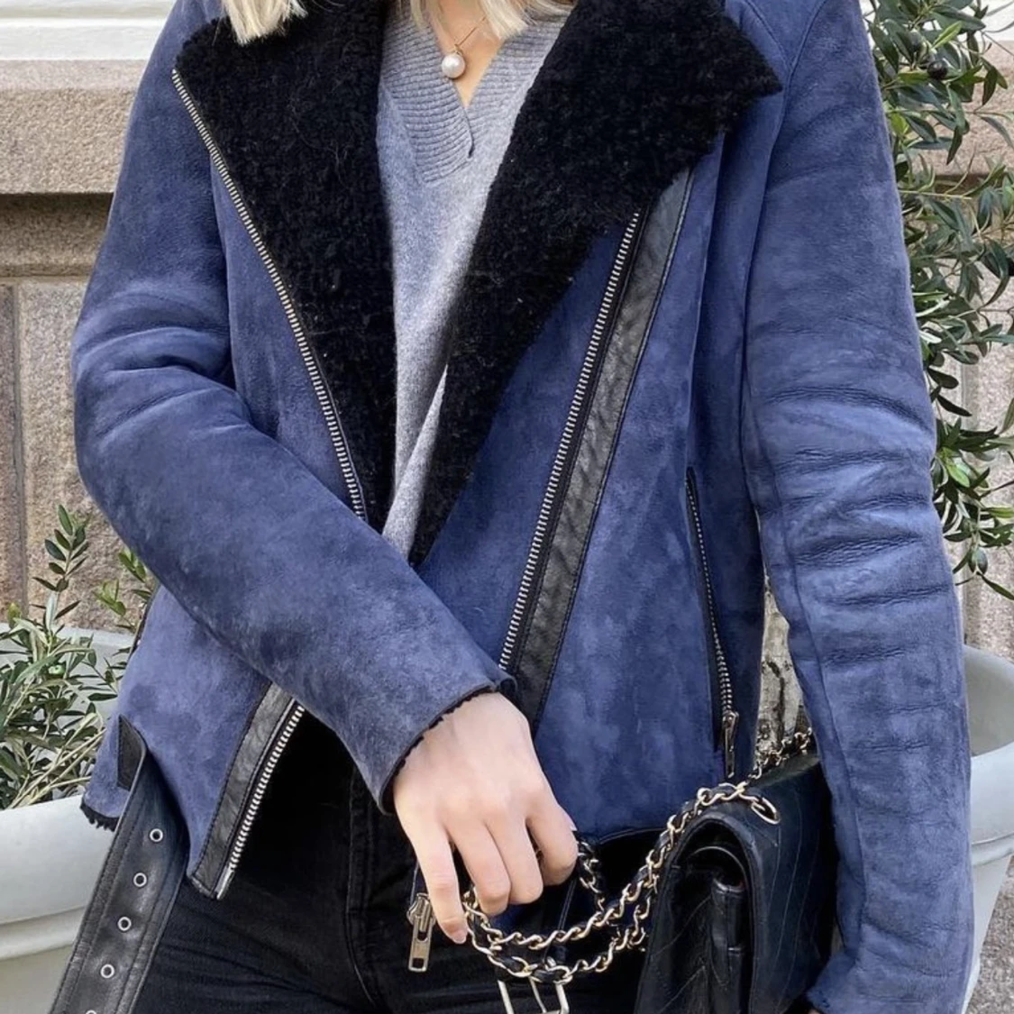 Muubaa shearling jacka - 90