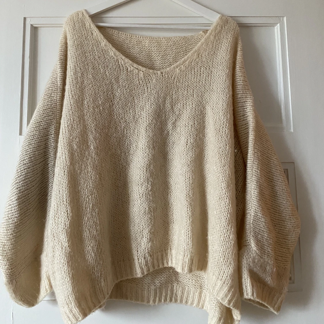 Otroligt mysig stickad tröja - 90