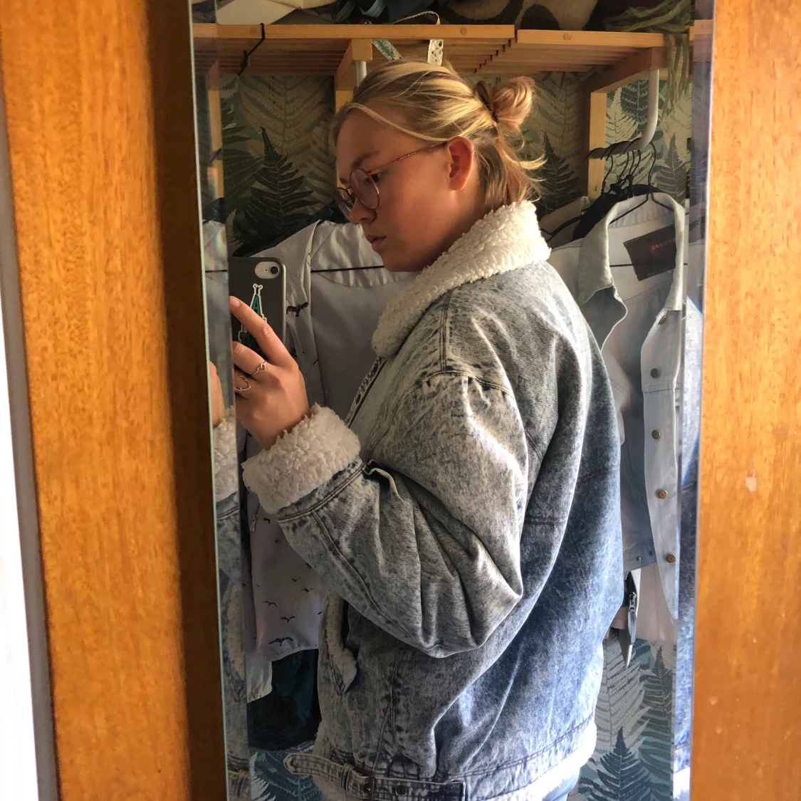 Varm jeansjacka - 90