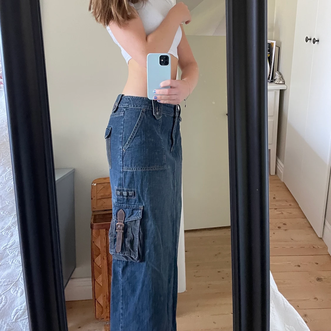 Lång jeanskjol - 91