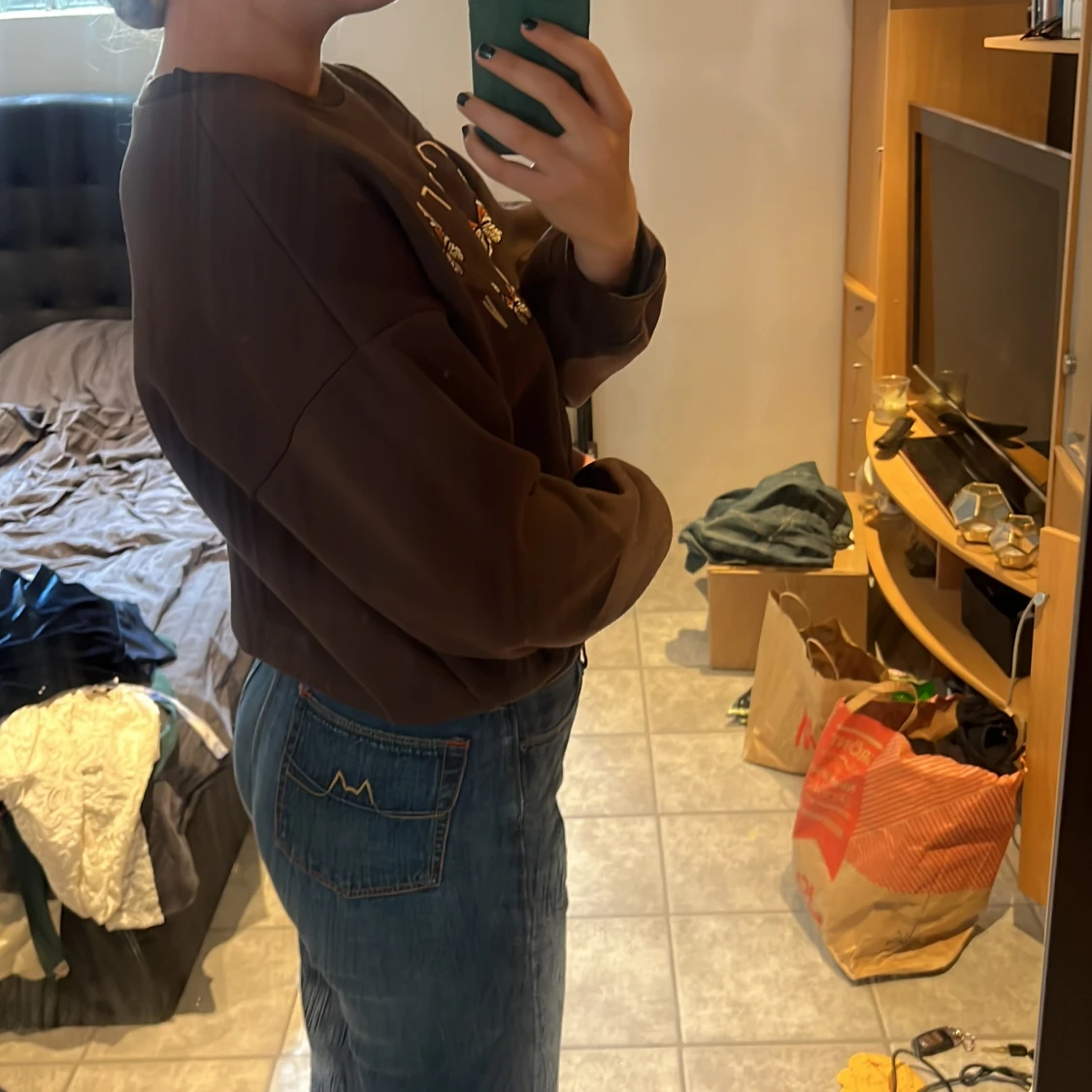 Tröja med broderi - 90