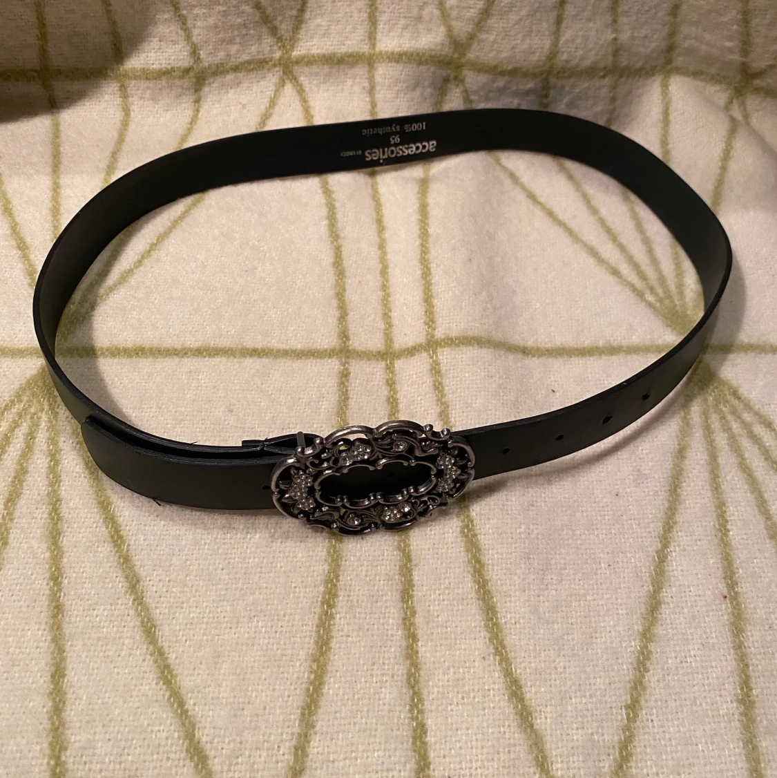 Vintage Lindex skärp med Rhinestones  - 91