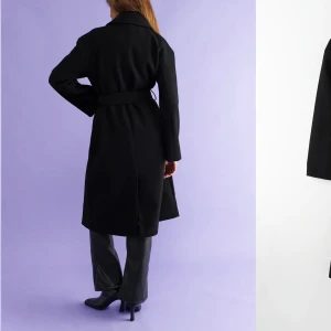 Svart kappa - Säljer min svarta kappa från Gina gruvor i stil M. Använd fåtal gånger.