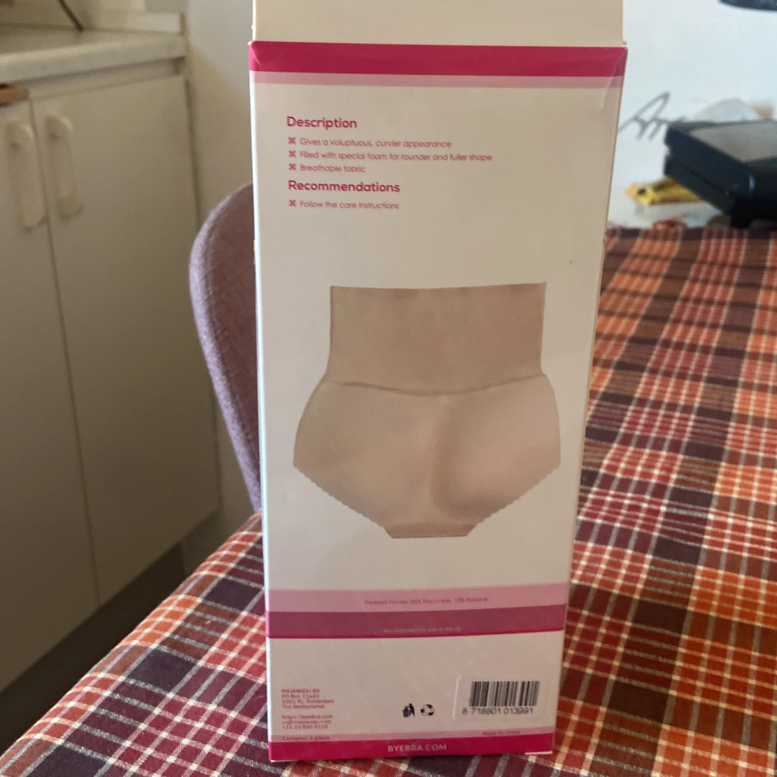BYE BRA PADDED PANTIES HIGH WAIST L - 90