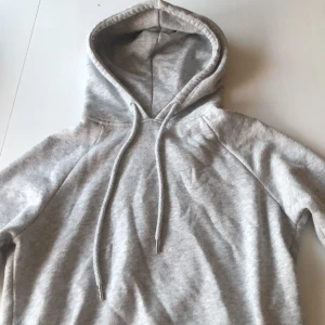 En grå hoodie från H&M i storlek S - En grå hoodie från H&M i storlek S, men är som en XS. Använd ett antal gånger. Är tvättad. 